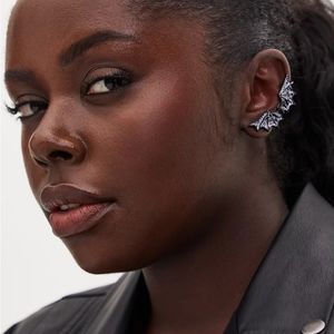 Black Bat Crawler Earrings by Torrid